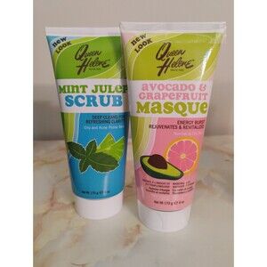 Queen Helene: Mint Julep Facial Scrub 6 oz + Grapefruit Avocado Masque